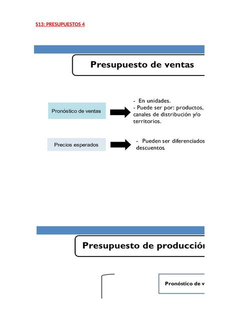 Presupuesto de Ventas 