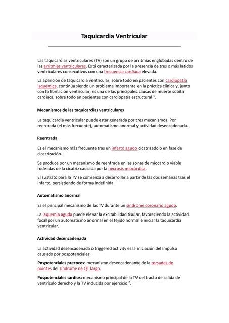 Taquicardia Ventricular Oscar Ramirez Udocz Taquicardia Ventricular Oscar Ramirez Udocz
