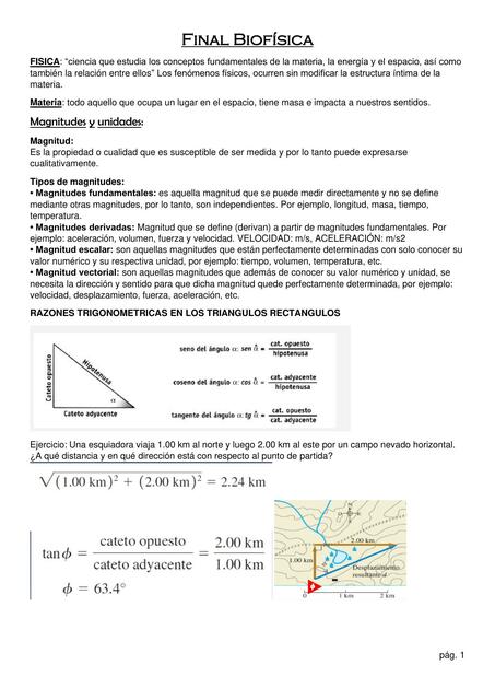 Biofísica teoria 1