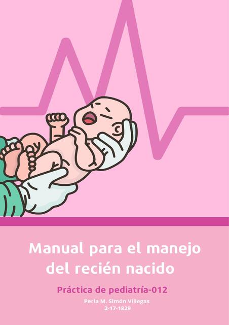 Manual para el manejo del recién nacido  