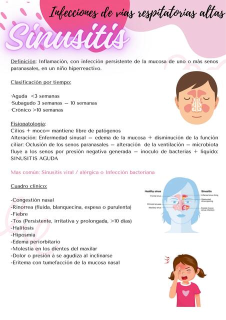 Sinusitis en pediatría