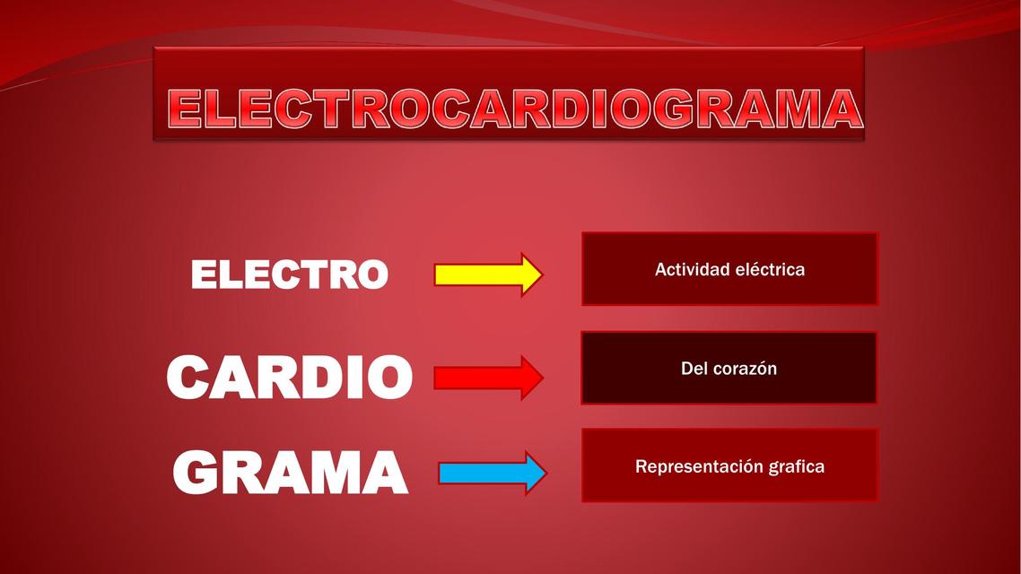 ELECTROCARDIOGRAMA CONCEPTOS BASICO