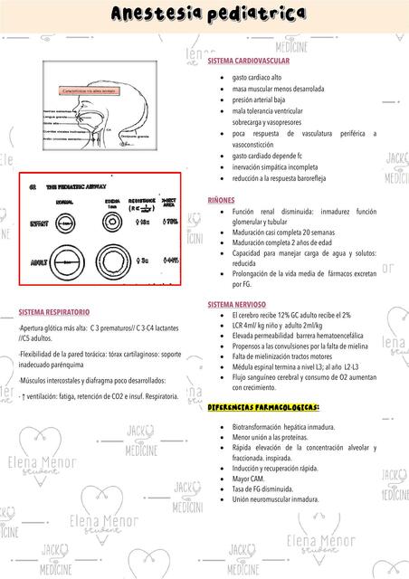 Anestesia pediátrica