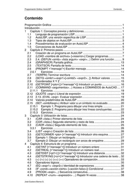 Manual AutoLisp