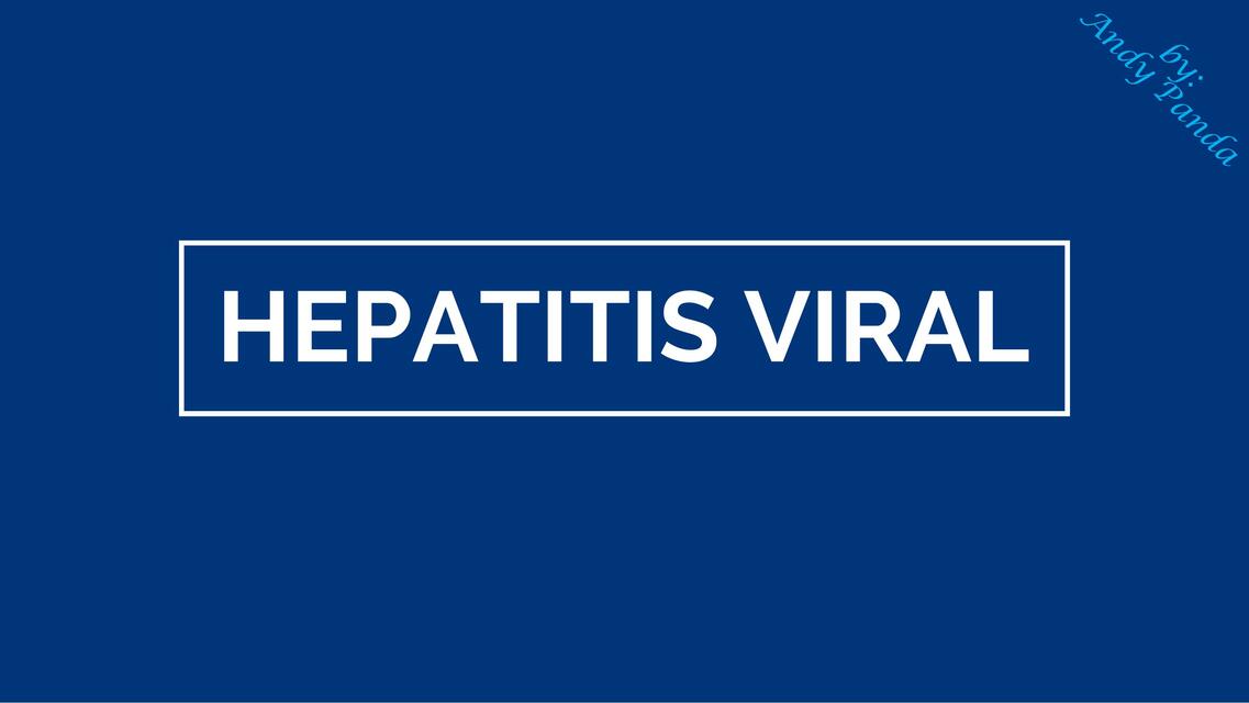 Hepatitis viral