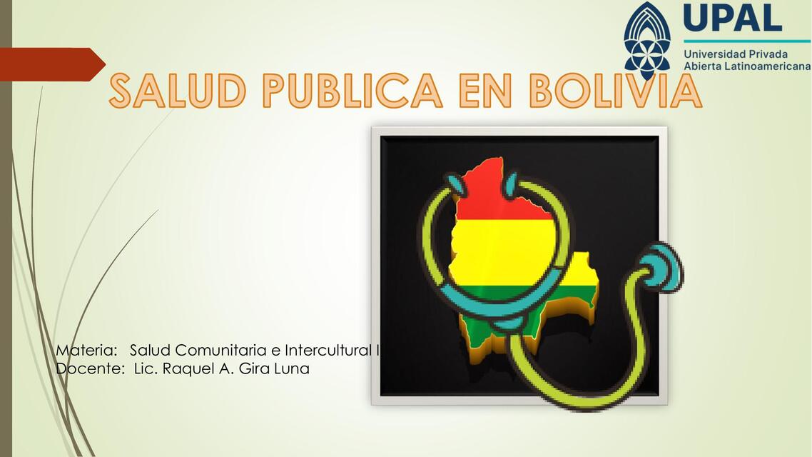 Salud Publica en Bolivia