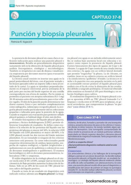 Punción y Biopsia Pleurales 