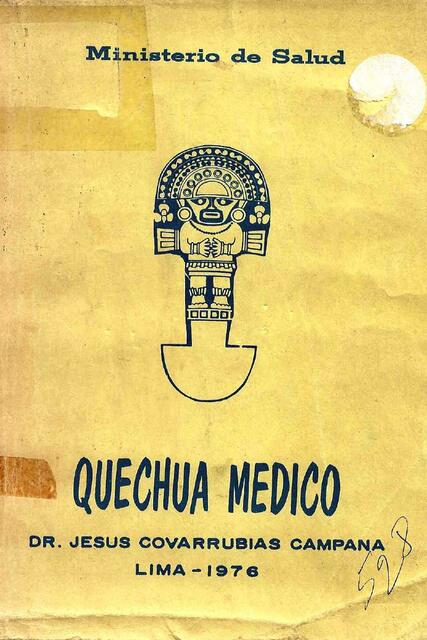 Quechua médico Covarrubias