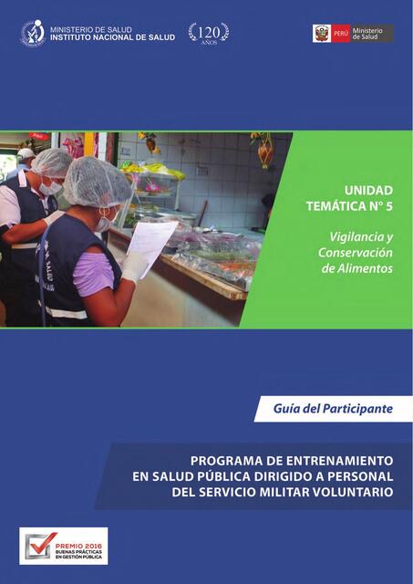 Vigilancia y conservación de alimentos