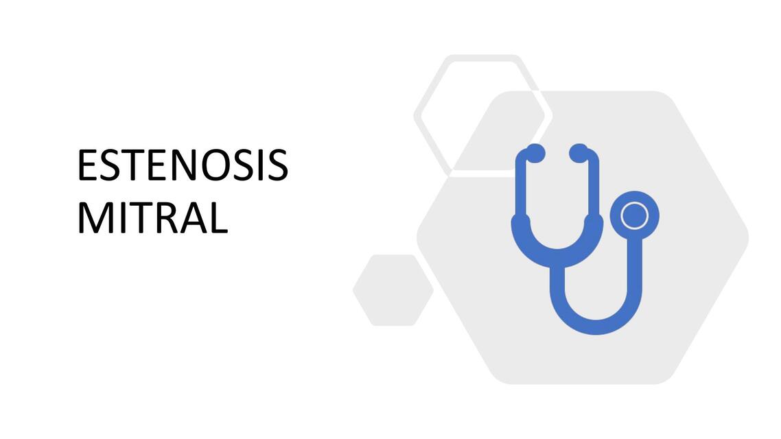 Estenosis mitral 