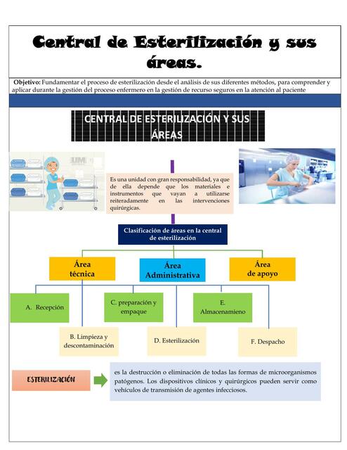 Central de Esterilización y sus Áreas