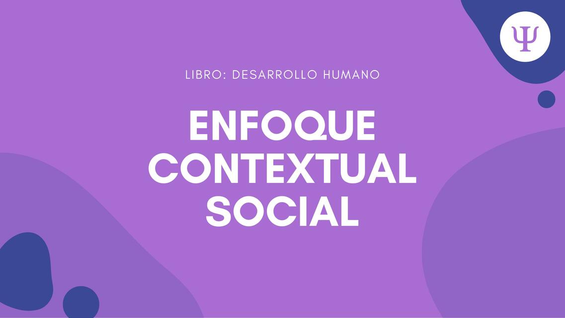 Enfoque Contextual Social