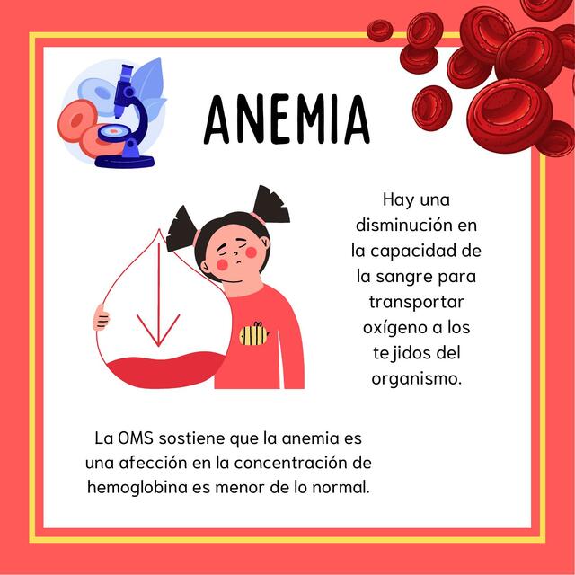 Anemia y alimentación saludable