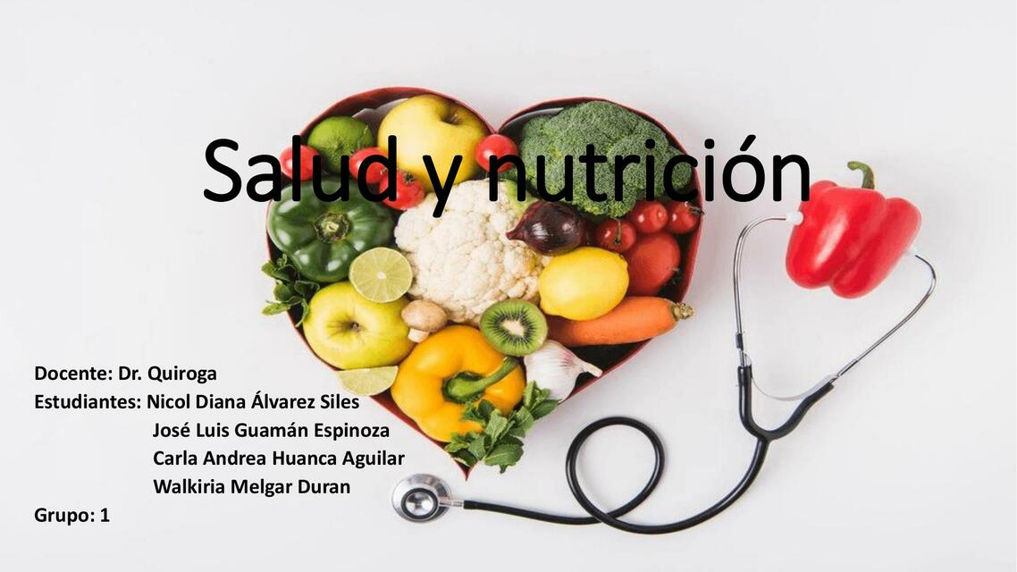 Salud y nutrición