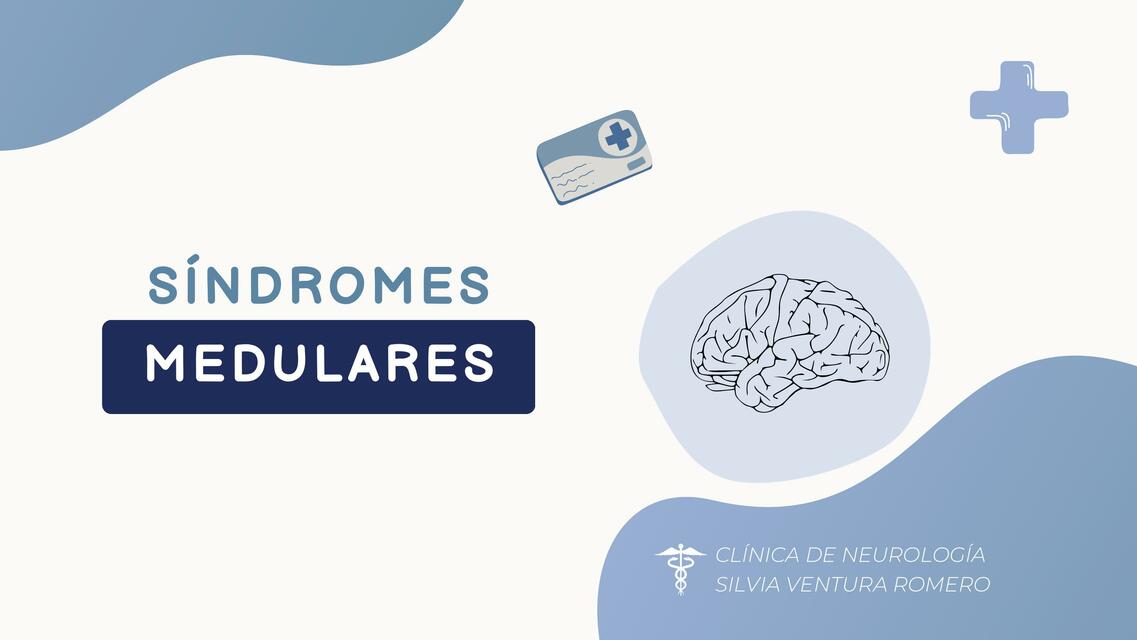 Síndromes medulares