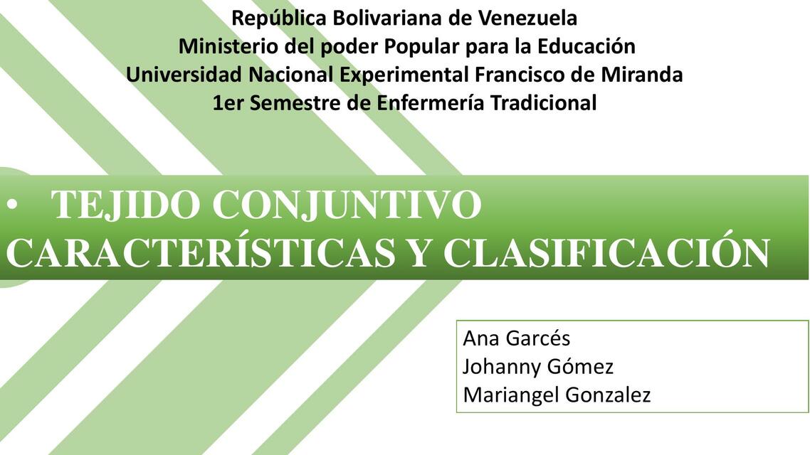 Tejido conjuntivo características y clasificación