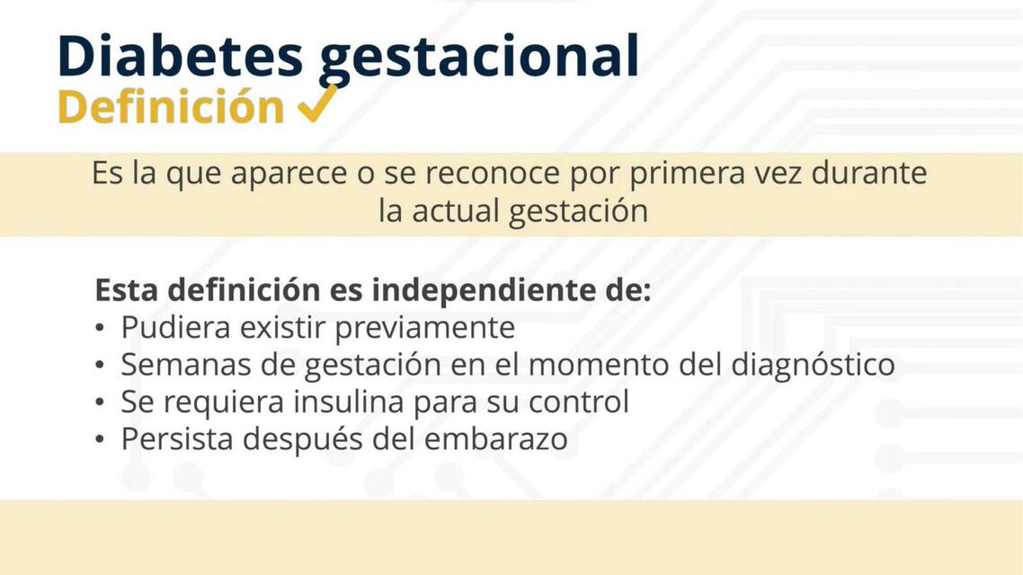 Diabetes gestacional