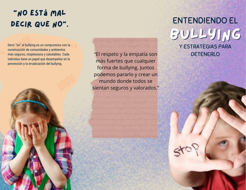 Entendiendo el Bullying y Estrategias para Detenerlo 