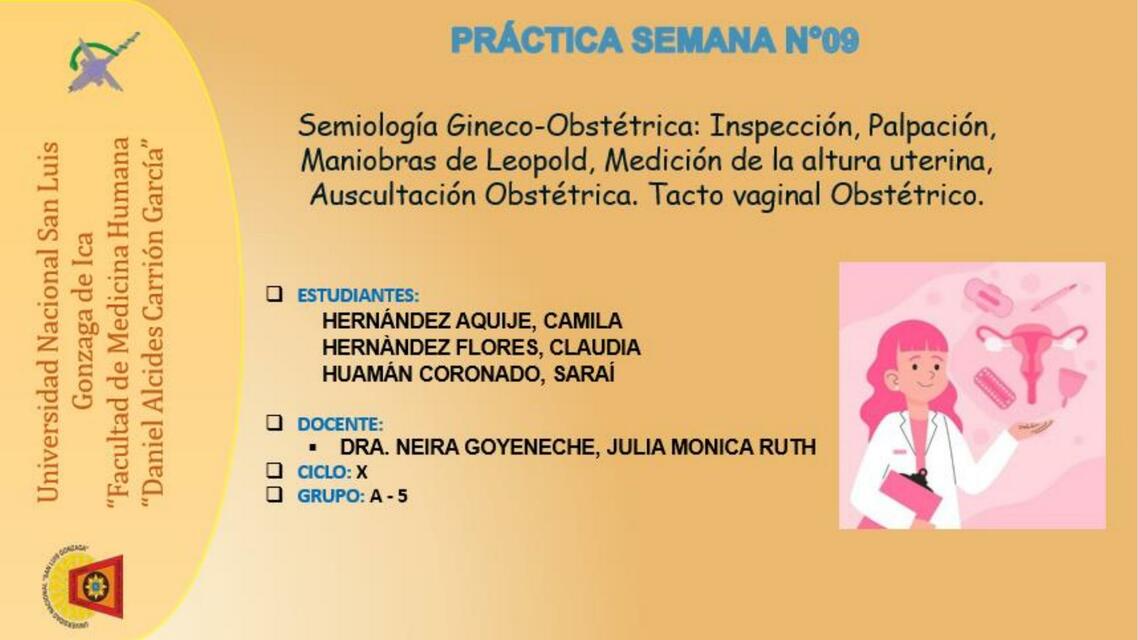 Semiología Gineco-Obstétrica 