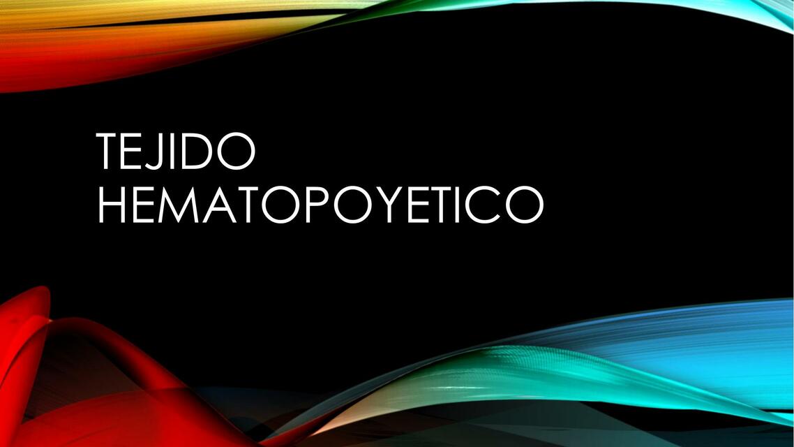 Tejido Hematopoyético