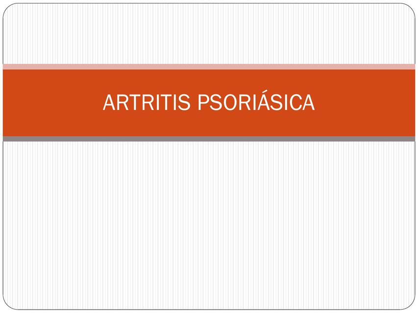 Artritis Psoriásica 