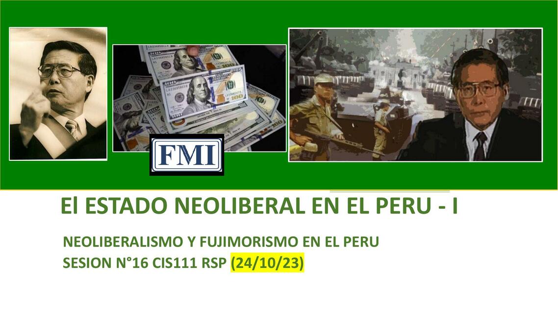 El estado neoliberal del Perú