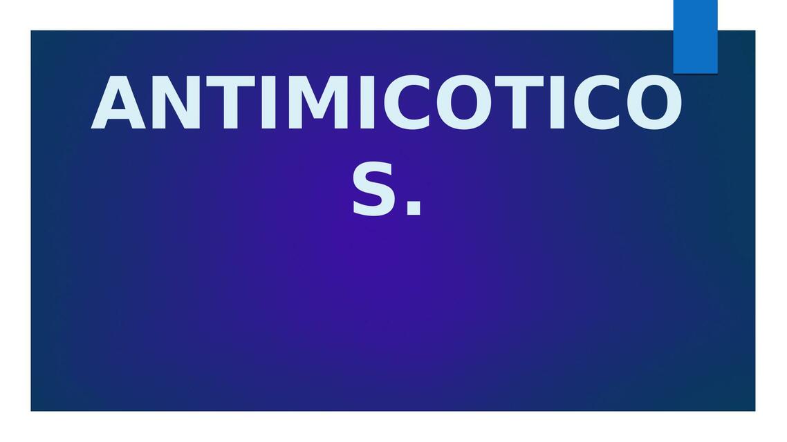 Antimicóticos 