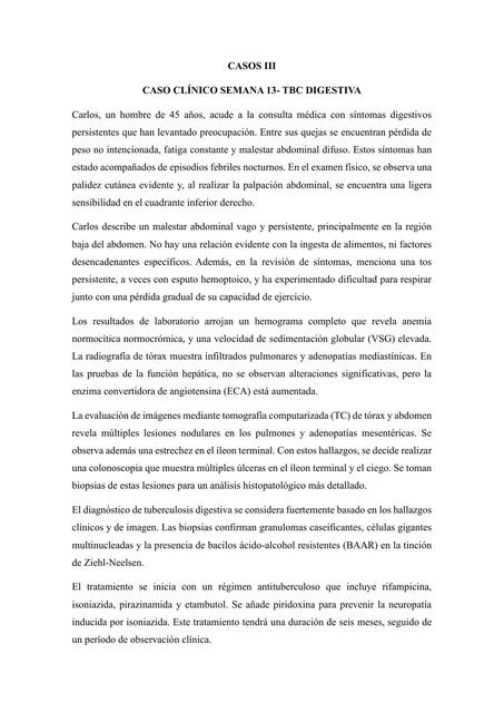 Caso clínico tbc digestiva