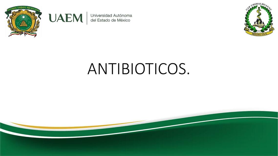 Antibióticos