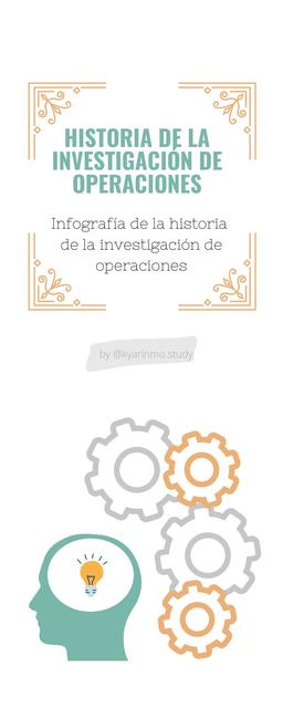 Historia de la Investigación de Operaciones