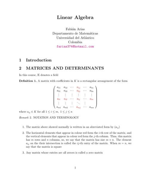 Linear algebra II