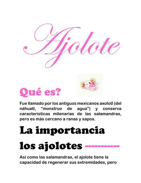 Ajolote