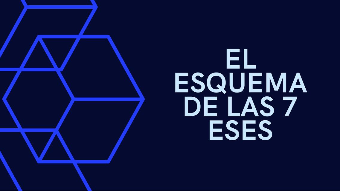 El esquema de las 7 eses 