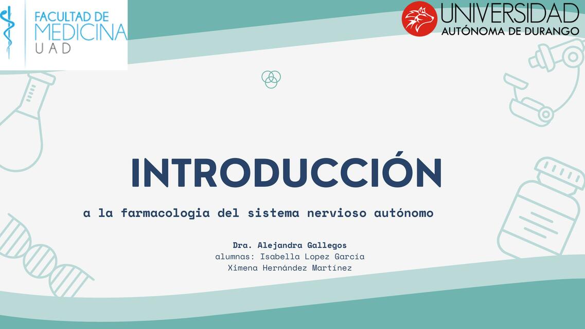 Introducción a la Farmacología del SNA