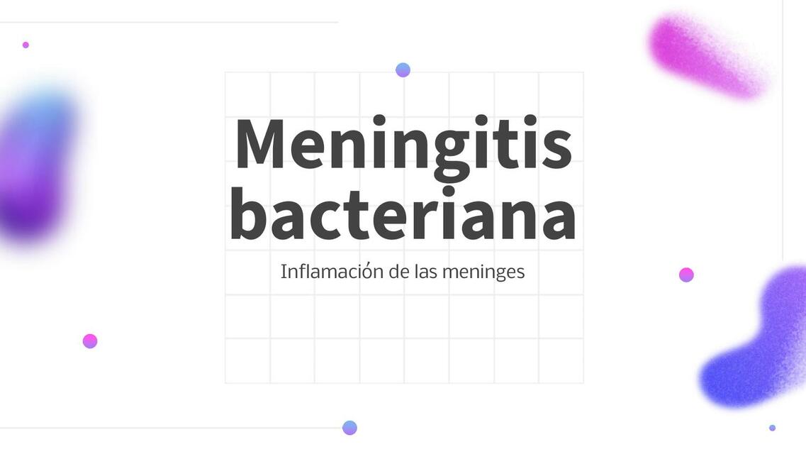 Meningitis Bacteriana