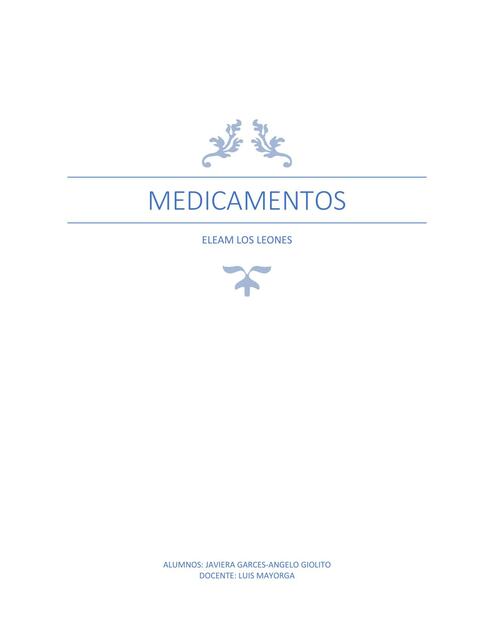 Medicamentos 