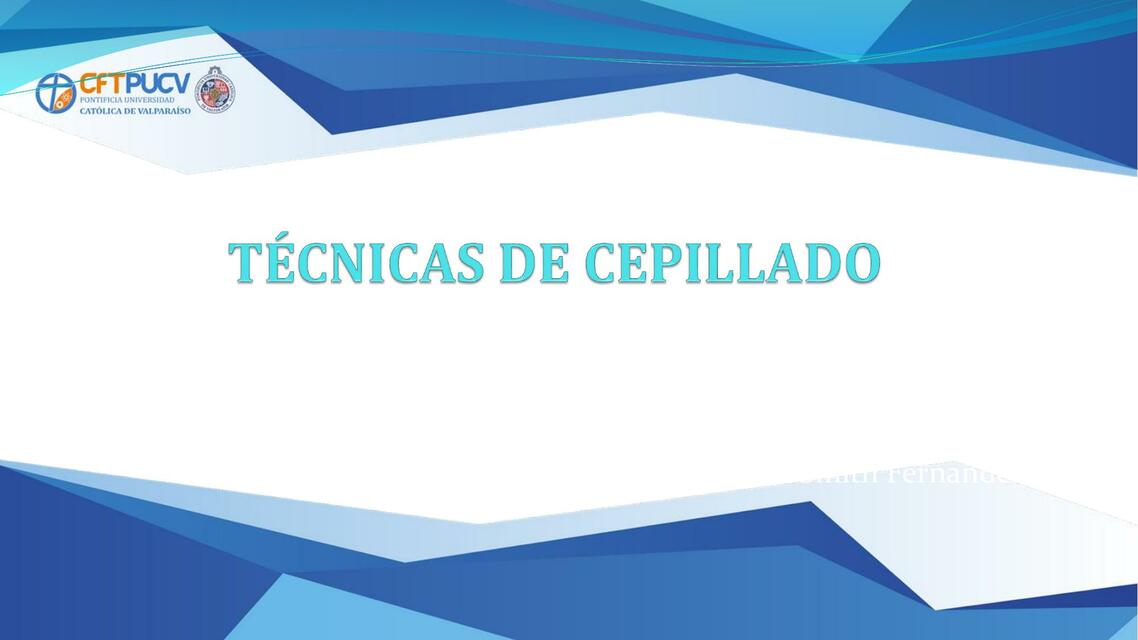 Clase técnicas de cepillado