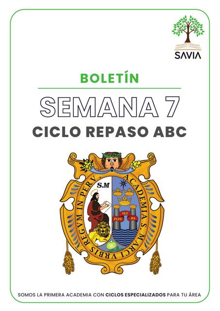 SEMANA 7 BOLETÍN ABC