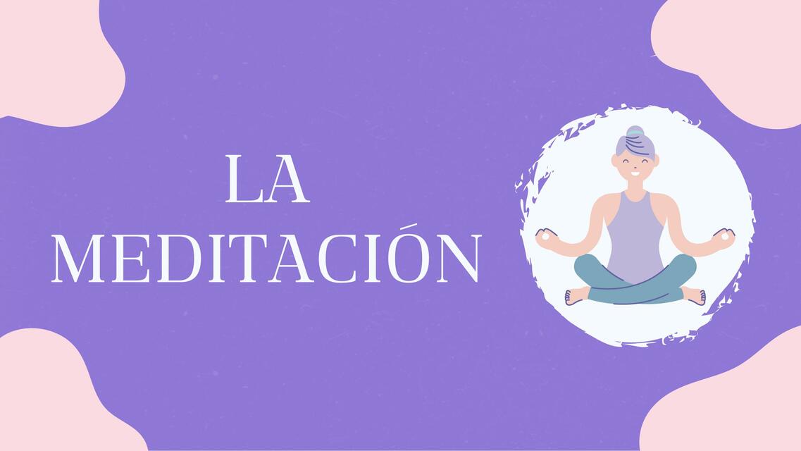 Terapia meditación