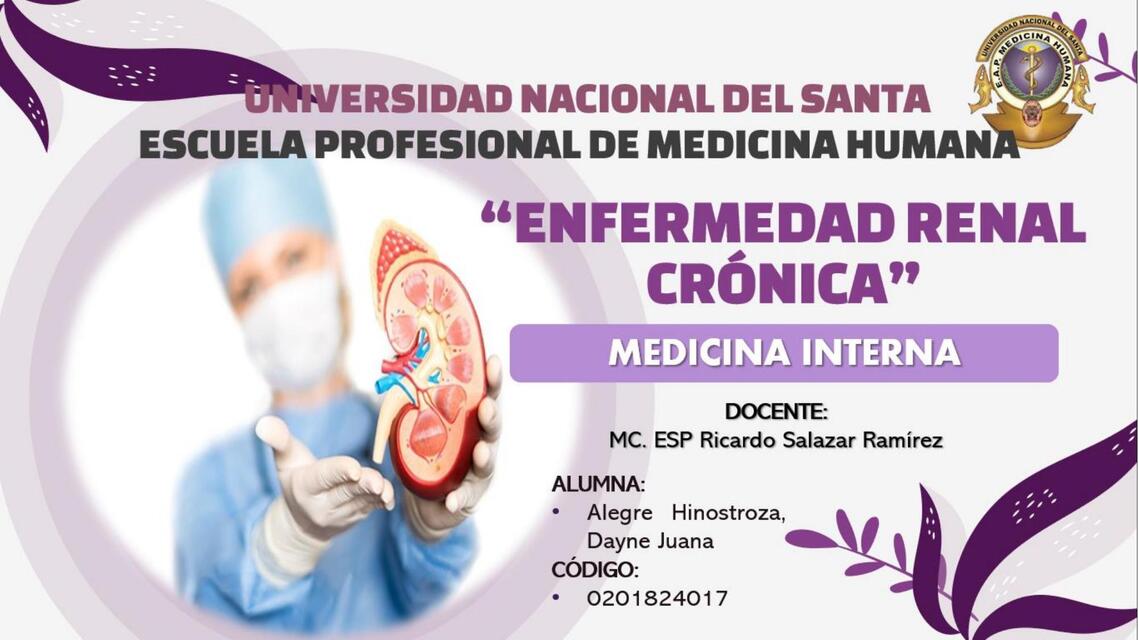 Enfermedad renal crónica  