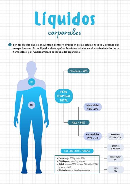 Líquidos corporales y Balance hídrico