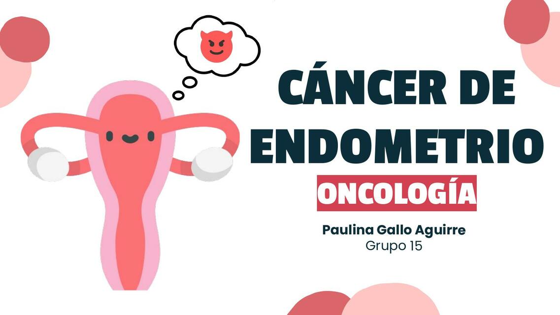 Cáncer de endometrio