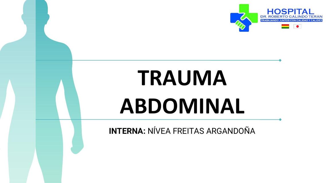 Trauma abdominal 