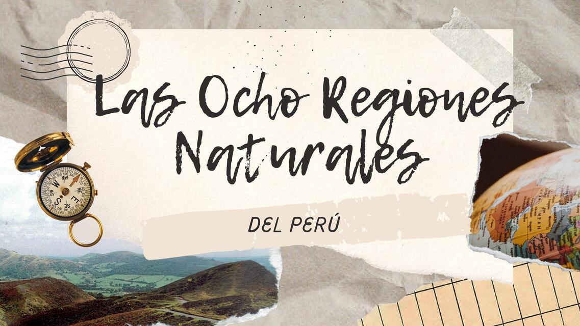 Las ocho regiones naturales