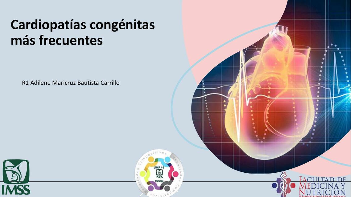 Cardiopatías congénitas mas frecuentes 