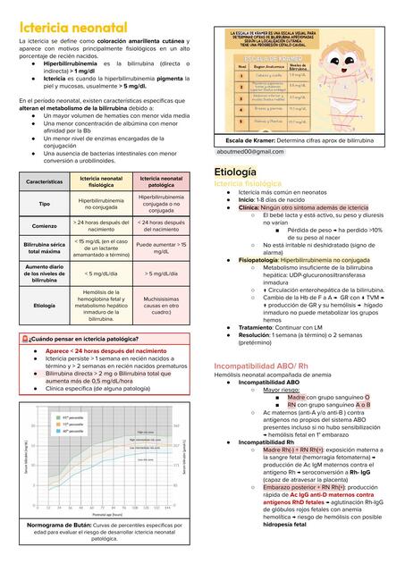 Ictericia neonatal