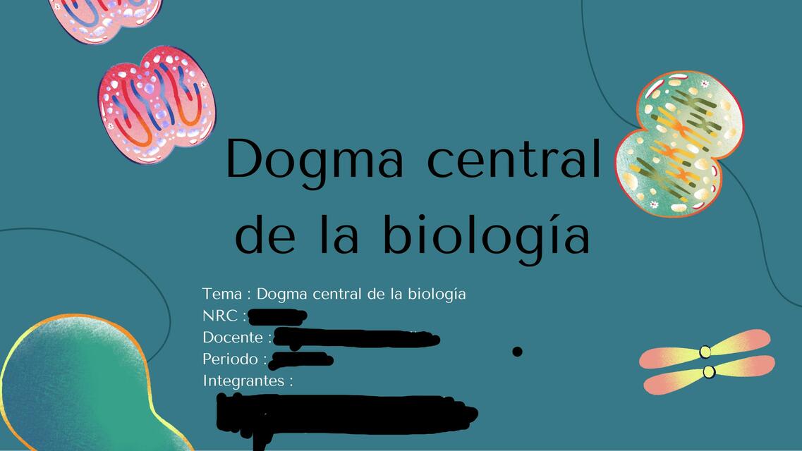 Dogma Central de la biología