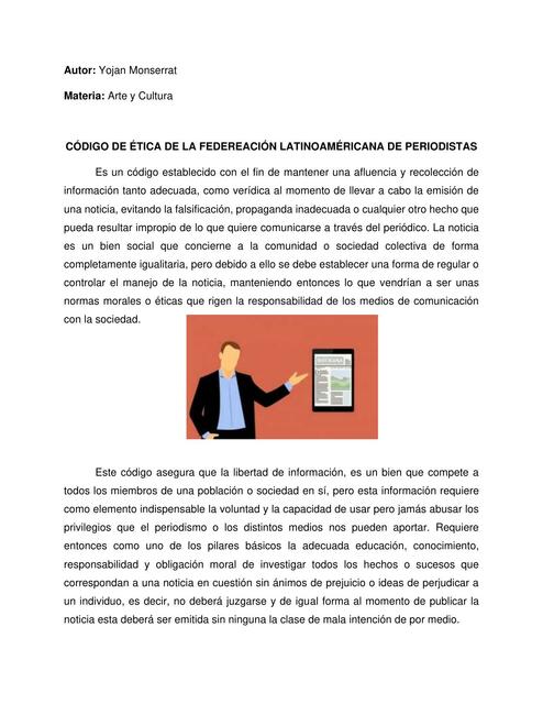 Informe - Periodismo