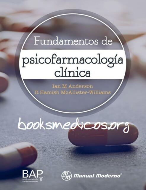 Fundamentos de Psicofarmacología clínica Anderson