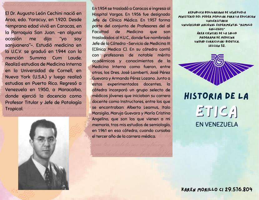 Historia de la ética en Venezuela 